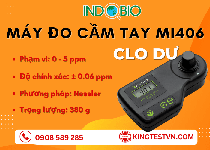 Máy đo clo dư Milwaukee MI406